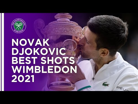 Novak Djokovic Best Shots of Wimbledon 2021