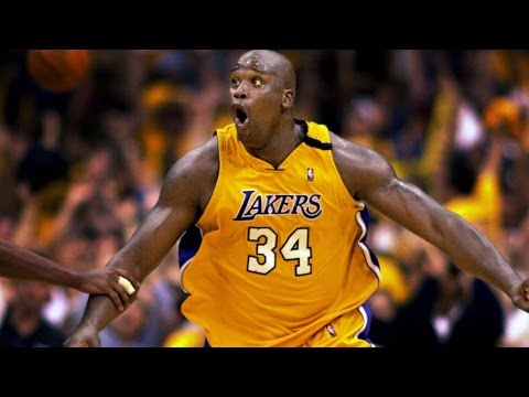 Shaquille O&#039;Neal Top 10 Career Plays